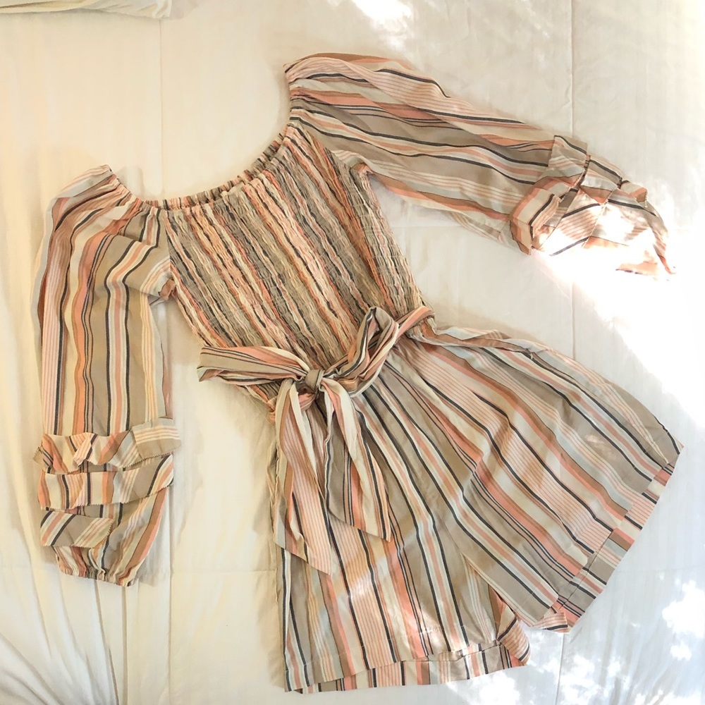 Ella Moss Striped short romper